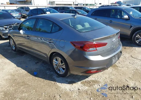 2019 Hyundai Elantra Sel from USA, damaged, VIN 5NPD84LF1KH458041